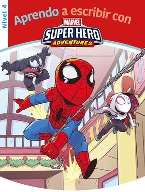 APRENDO A ESCRIBIR CON LOS SUPERHÉROES MARVEL - NIVEL 4 (APRENDO A ESCRIBIR CON