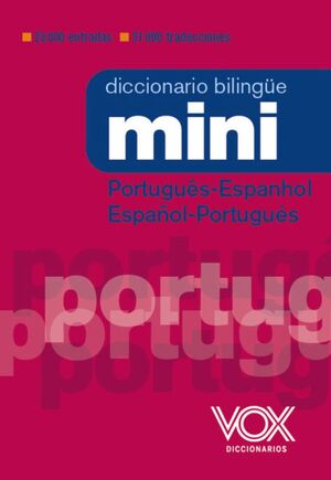 DICCIONARIO MINI PORTUGUES ESPANHOL ESPAÑOL PORTUG